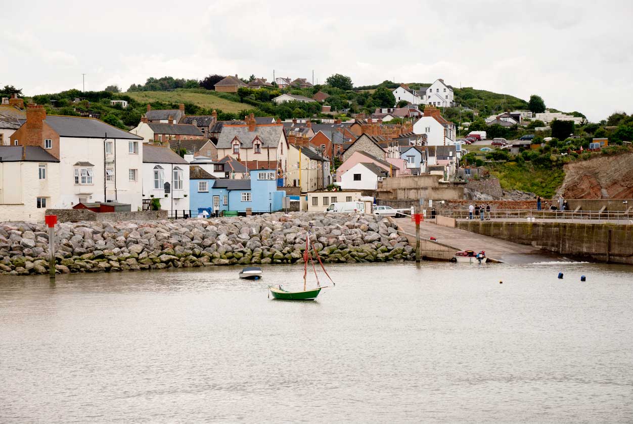 west country seaside village