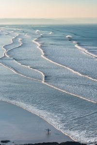Saunton sands surfing