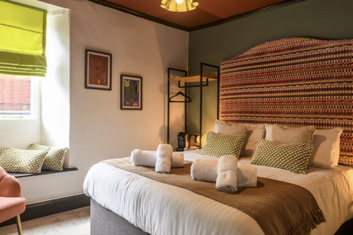 crown hotel bedroom